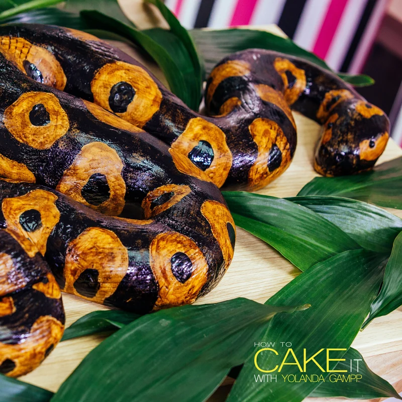Slithering Snake Cake