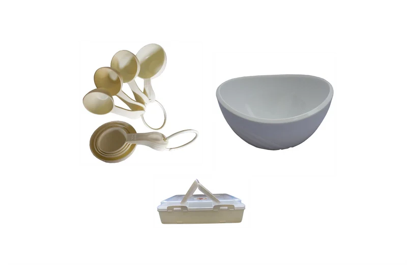 Praktisches Küchen-Set – Messbecher, Backform & Schüssel