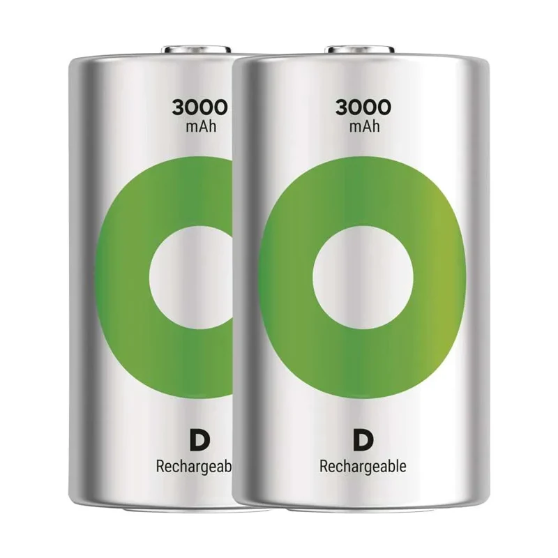 Baterie D (R20) nabíjecí 1,2V/3000mAh GP Recyko 2ks