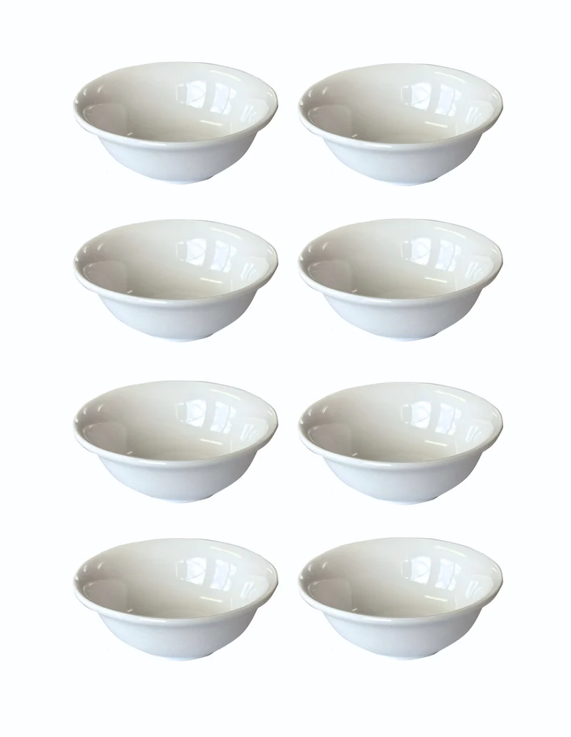 Servierschälchen im 8er-Set in weiß
