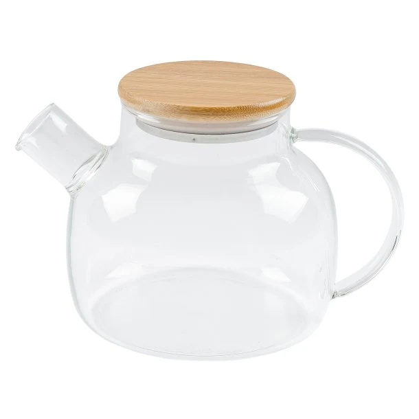 Teekanne aus Glas, Füllvolumen ca. 1 l
