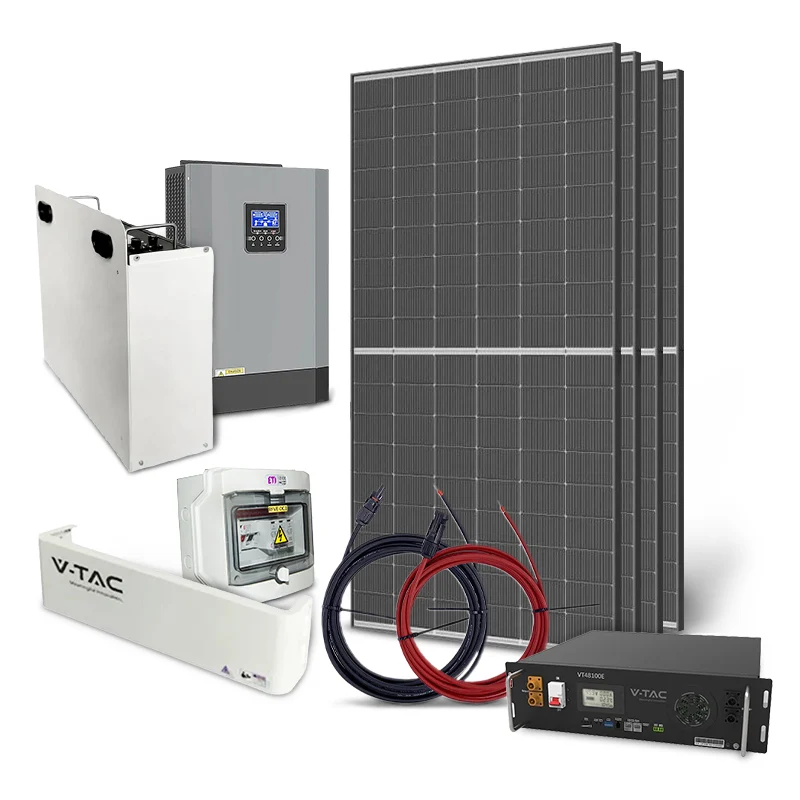 Solární sestava ostrovní TRINA 1820Wp, LiFePO4 VTAC 51,2V 100Ah, měnič 48V/230VAC 5500W