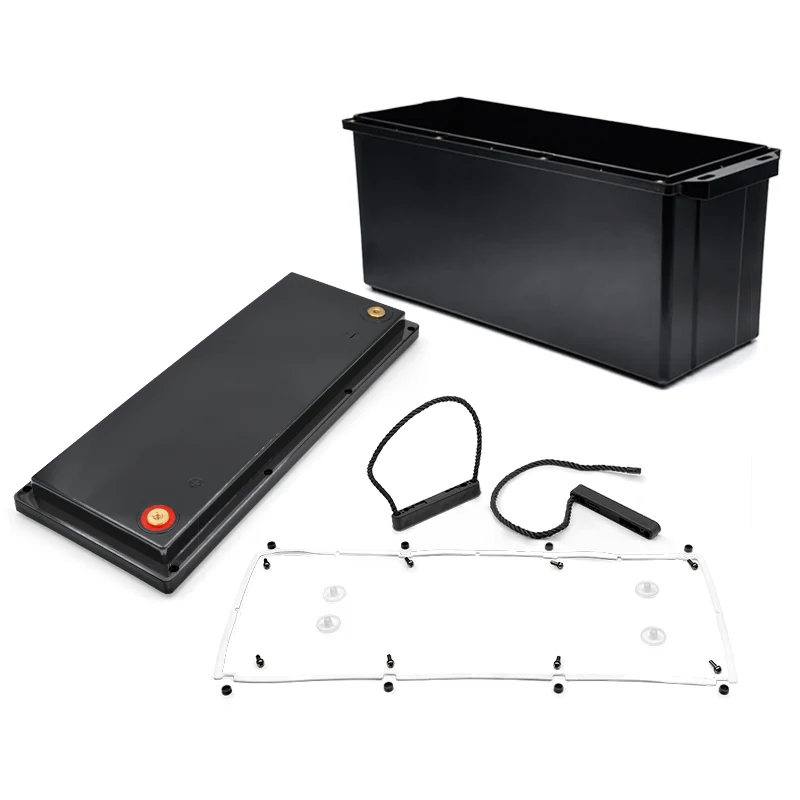 Krabička bateriový box 200Ah 502 x 186 x 243mm šroubovací