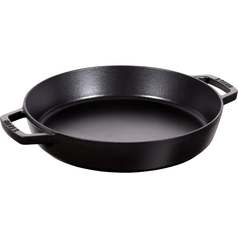 Pans Paella-Pfanne 34 cm, Gusseisen, Schwarz