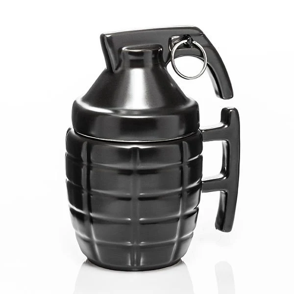 Hrnek GADGET MASTER Grenade Mug with PIN Black