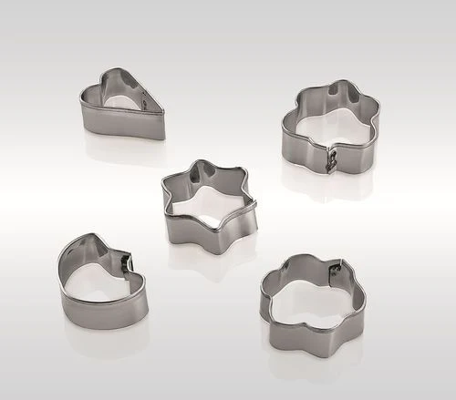 Metal Ausstecher-Set 5 Teilig Kleinegröße