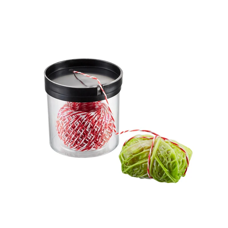 Kordelbox FILIO mit Wurst- und Schinkengarn "rot/weiß"