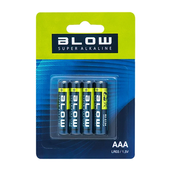 Baterie AAA (LR03) alkalická BLOW Super Alkaline 4ks / blistr