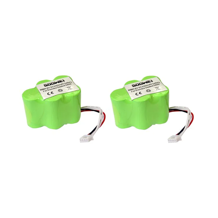 Baterie pro ECOVACS DEEBOT D62, D66, D73, D76, D77 GOOWEI 3300mAh Ni-Mh 2ks