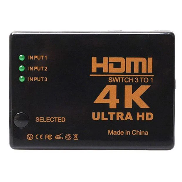 Přepínač 3x HDMI - 1x HDMI HADEX UH-301