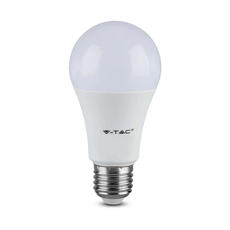 Žárovka LED E27 8,5W A60 bílá teplá V-TAC VT-2099