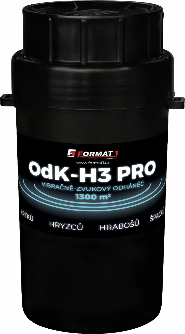 Odpuzovač krtků a hrabošů FORMAT OdK-H3 PRO