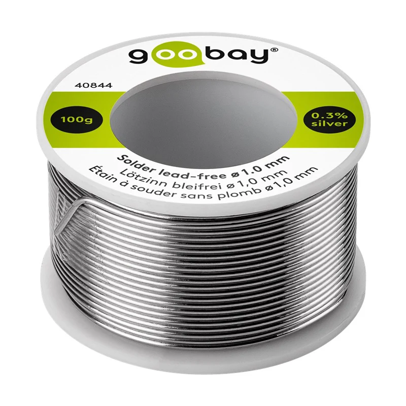 Cín 1.0mm 100g 99,3%Sn 0,7%Cu GOOBAY 40844