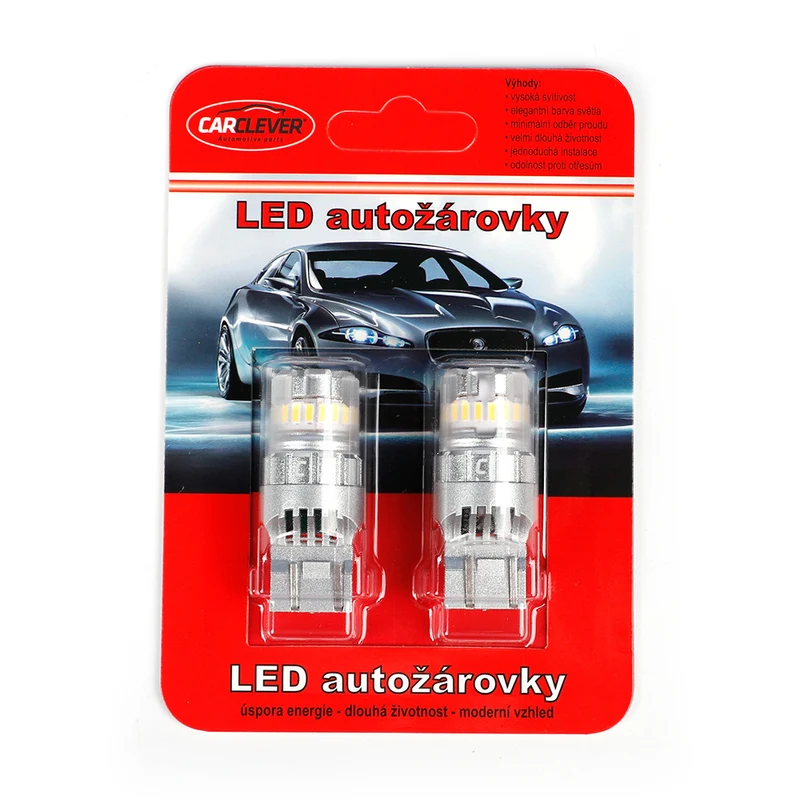 Autožárovka LED T20 12V CARCLEVER 95AC005 bal. 2ks