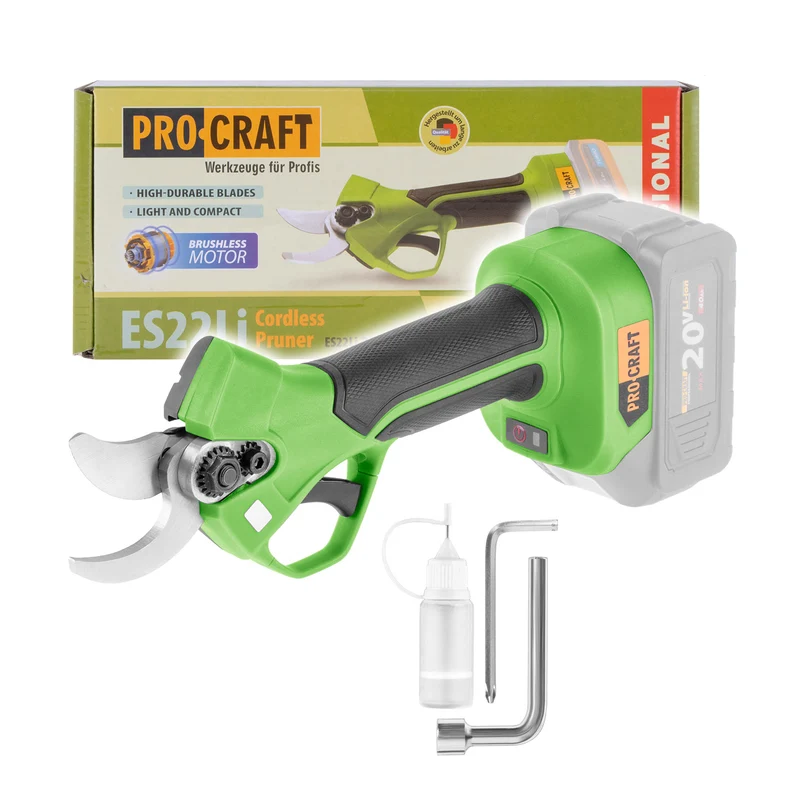 Nůžky zahradní AKU PROCRAFT ES22Libb