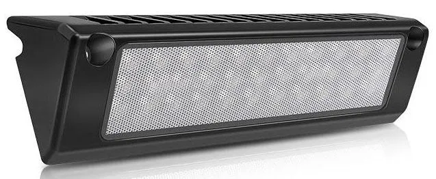 LED přídavné světlo 10-30V/60x LED šikmé na karavany nebo lodě černé