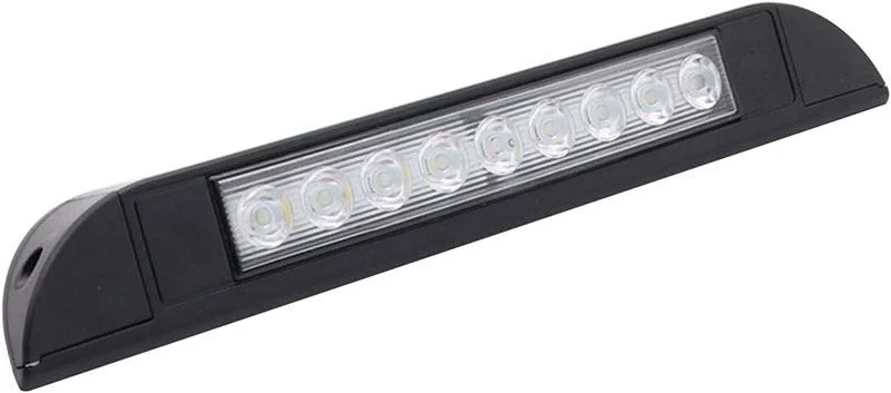 LED světlo 12-24V do karavanu nebo lodě černé, délka 255mm
