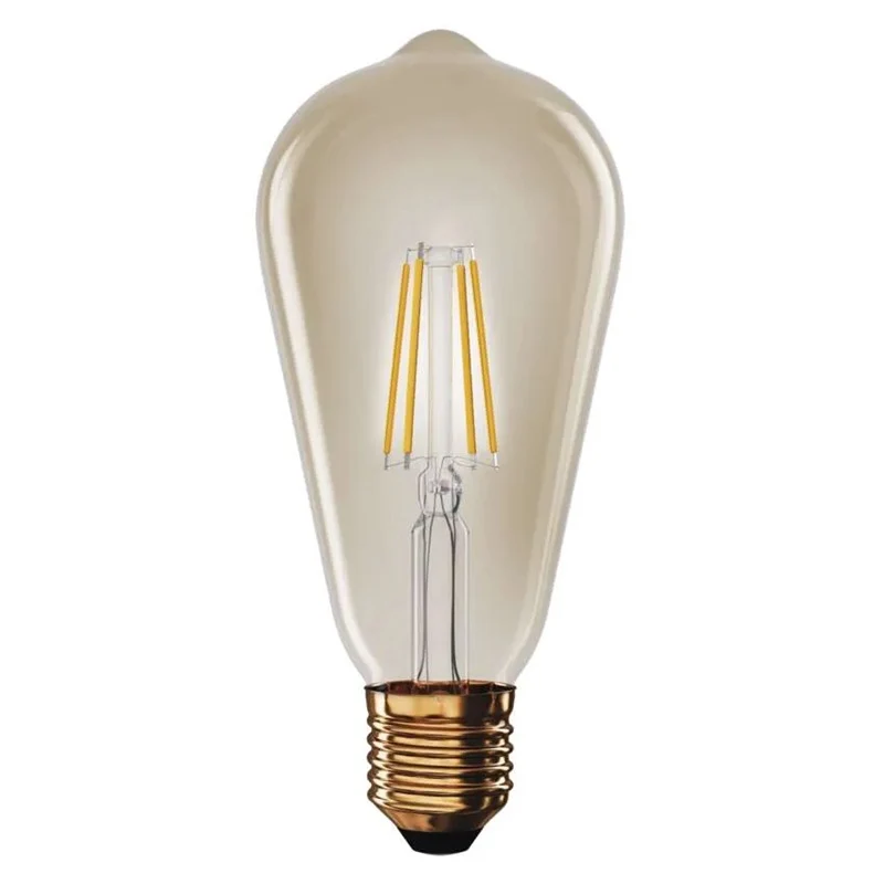 Žárovka LED E27 4,5W ST64 bílá teplá EMOS Z57032 Vintage