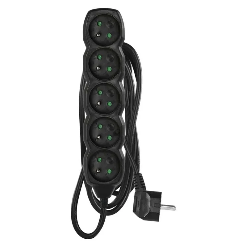 Prodlužovací přívod 5 zásuvek 2m EMOS PC0512
