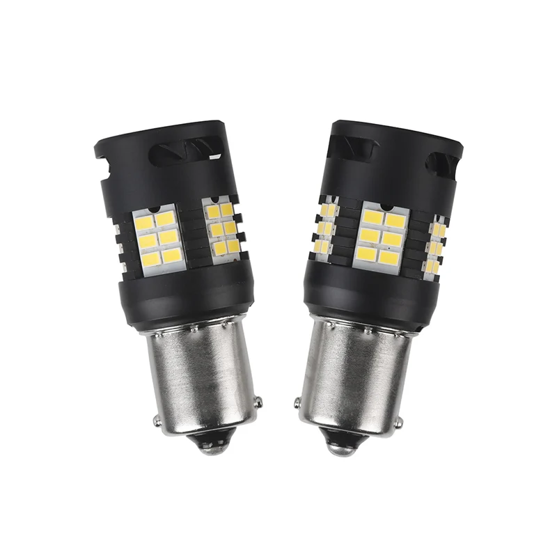 Autožárovka LED BA15S 12V CARCLEVER 30LED 3020SMD bílá 2ks