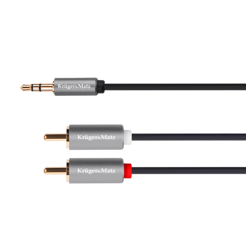 Kabel Jack 3.5mm stereo/2x Cinch 3m KRUGER & MATZ KM1216 Basic