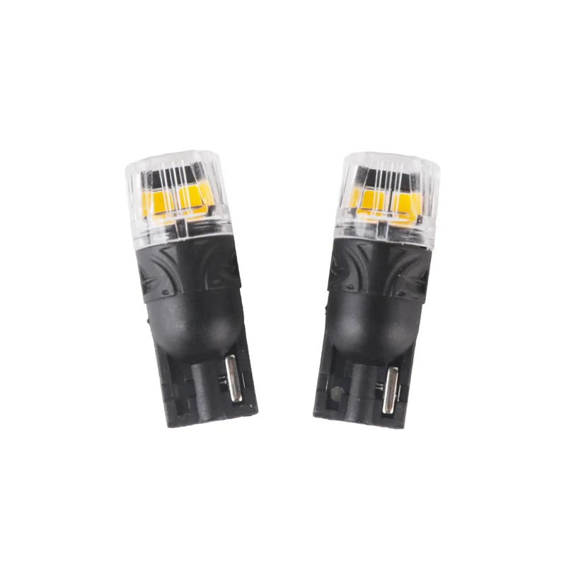 Autožárovka LED T10 12V CARCLEVER 4LED 2835SMD oranžová 2ks