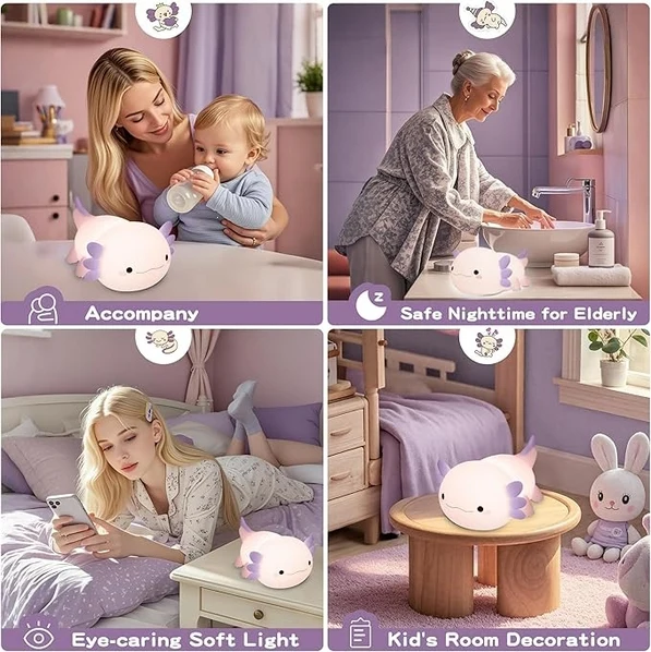 Noční světlo Axolotl