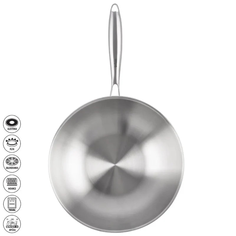 Wok pánev ORION Steela 30cm
