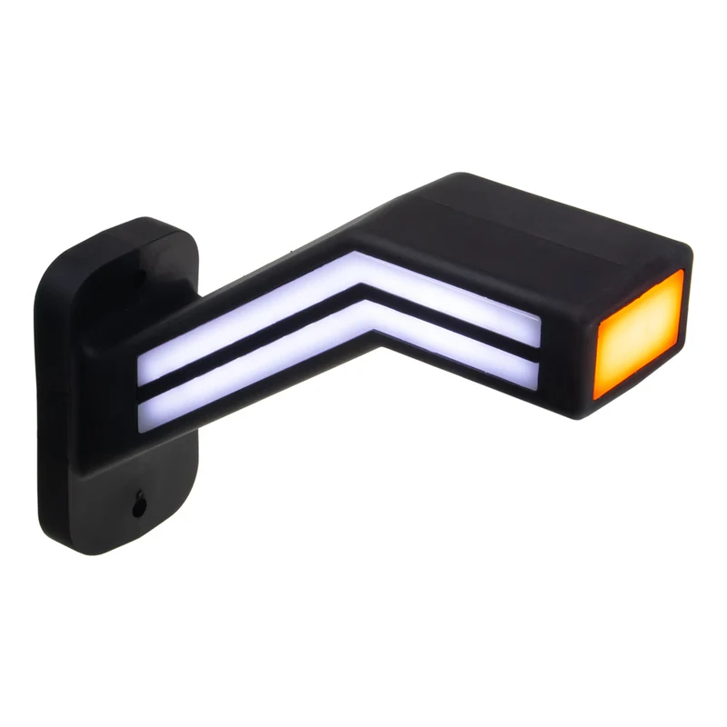 Poziční LED světlo (tykadlo) pro nákladní vozy CARCLEVER levé červeno-bílo-oranžové TRL191L