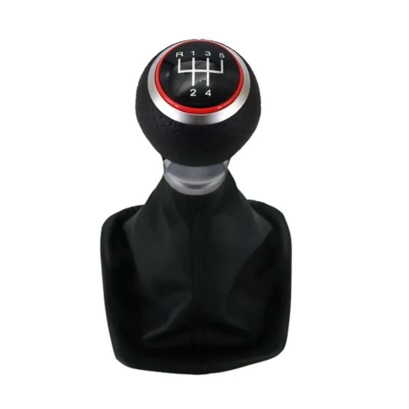 Řadící páka s manžetou Škoda Octavia II 2004 - 2013 S-Line Red 5-stupňová převodovka Red