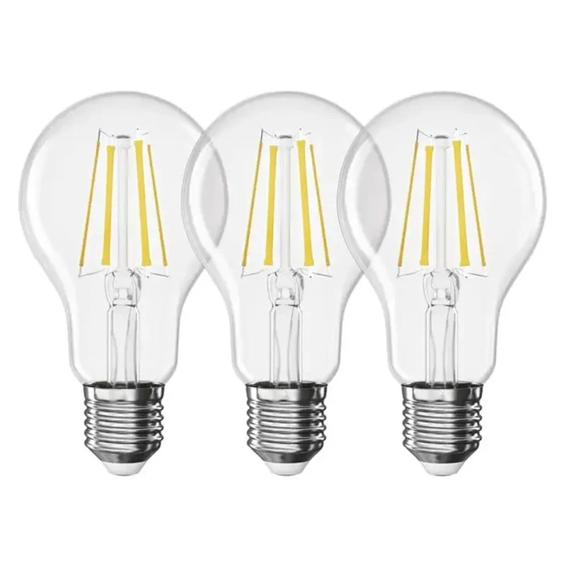 Žárovka Filament LED E27 5,9W bílá teplá EMOS ZF5D42.3 sada 3ks