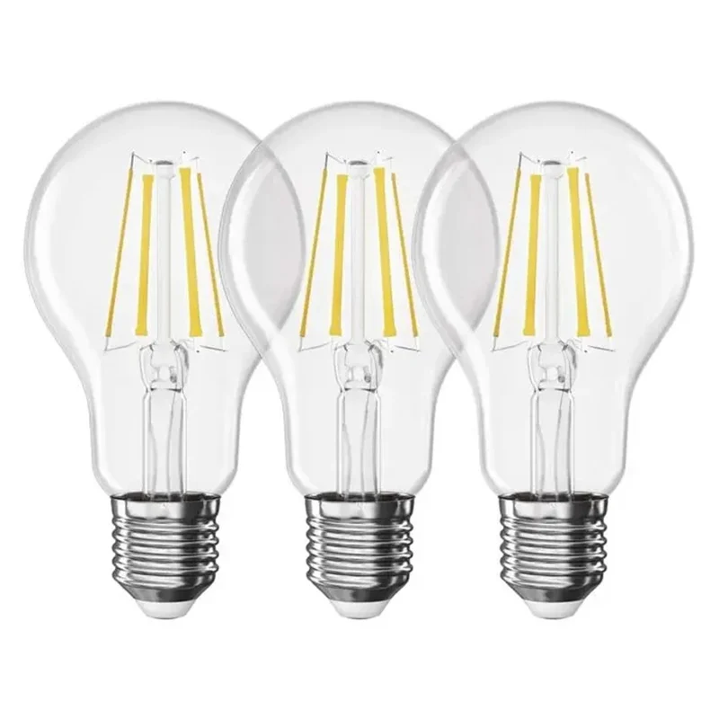 Žárovka Filament LED E27 5,9W bílá přírodní EMOS ZF5D43.3 sada 3ks
