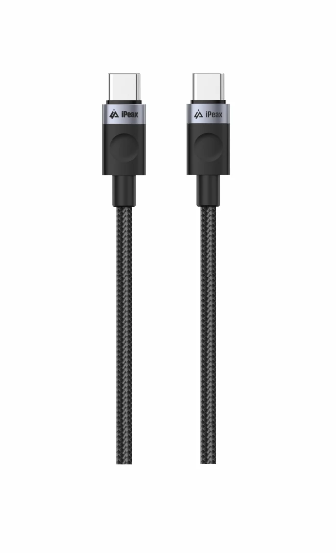 Kabel iPEAX 90010101 USB-C/USB-C 1m Black
