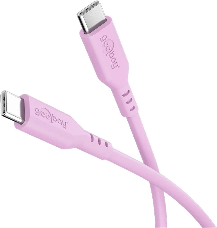 Kabel GOOBAY 77746 USB-C/USB-C 1,5m Pink