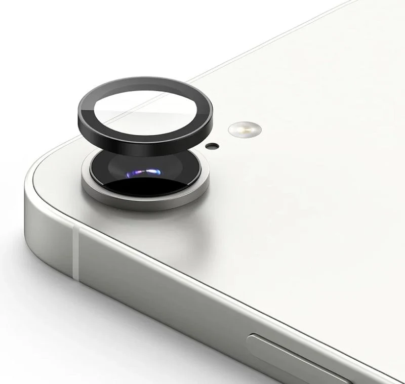 Ochranná folie na objektiv fotoaparátu pro iPhone 16E Black