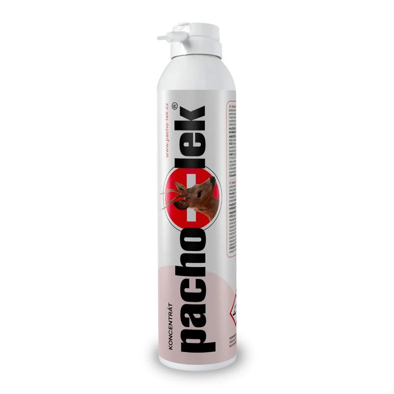 Pachový ohradník proti srnám,ochrana proti srážce vozidel se zvěří PACHO-LEK 250 ml