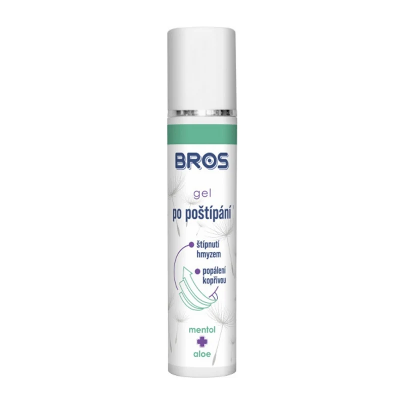 Gel po poštípání hmyzem BROS mentol+aloe 50ml