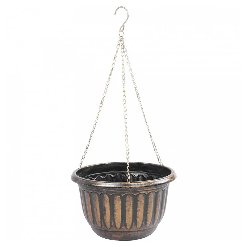 Květináč závěsný STREND PRO 24,5x15cm zlatý
