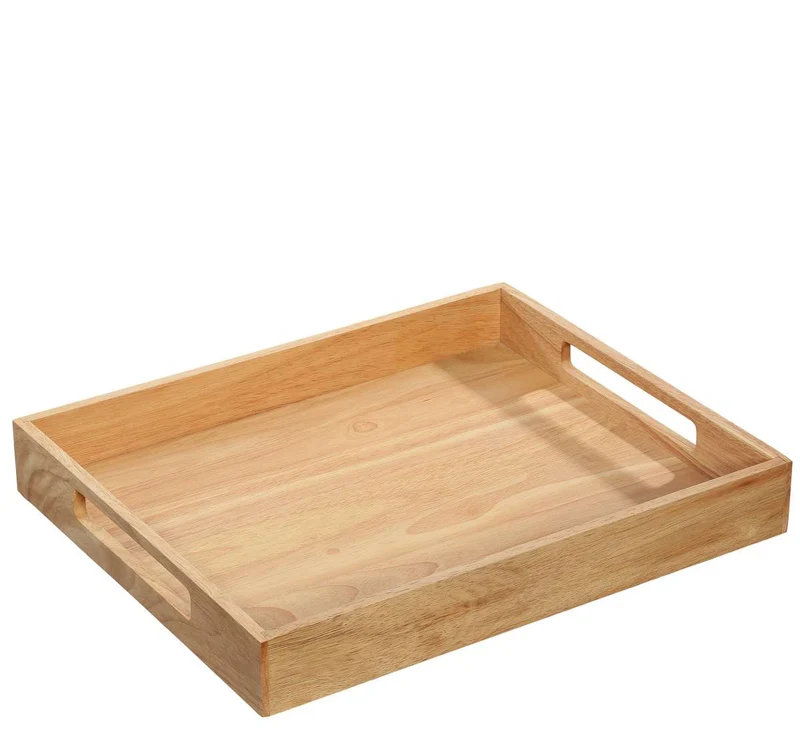 Zassenhaus Premium Holztablett - Rechteckig 44×36×6cm