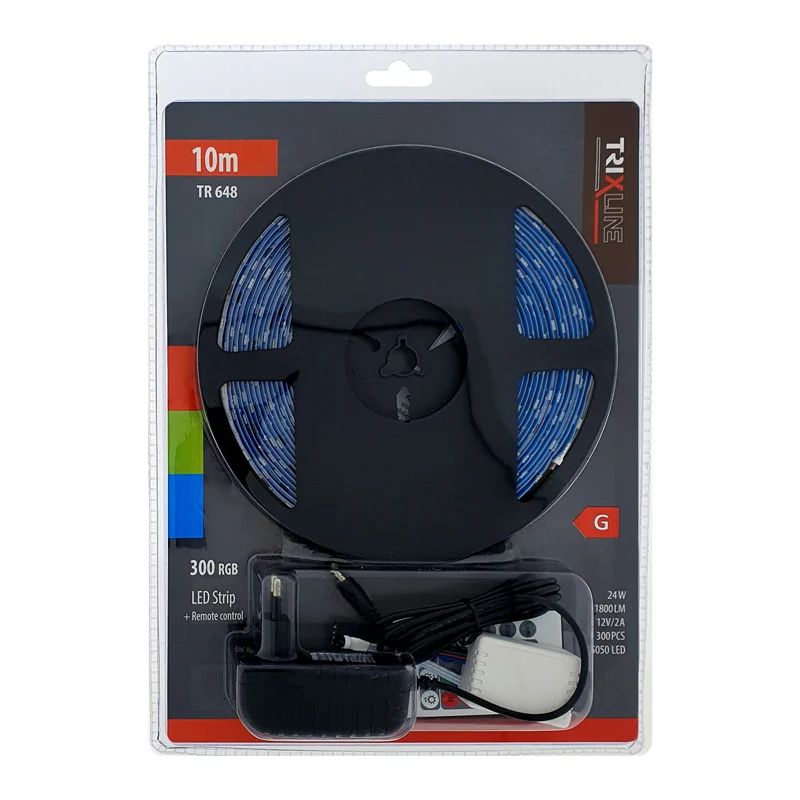 LED pásek 12V 5050 30LED/m IP20 24W TRIXLINE TR 648 10m