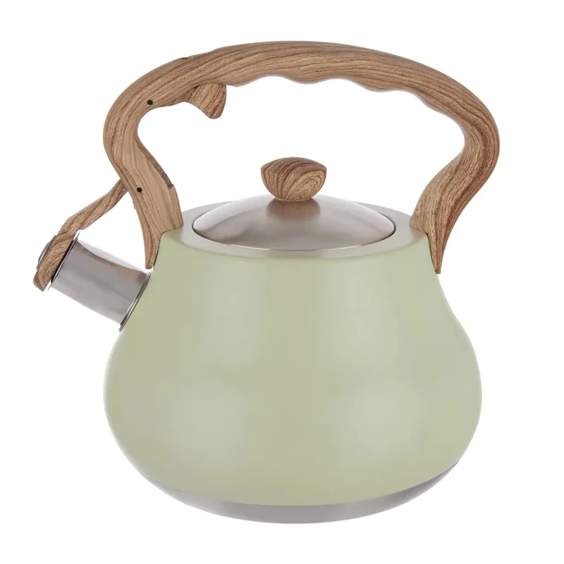Konvice na čaj s píšťalkou ORION Greenish 3l