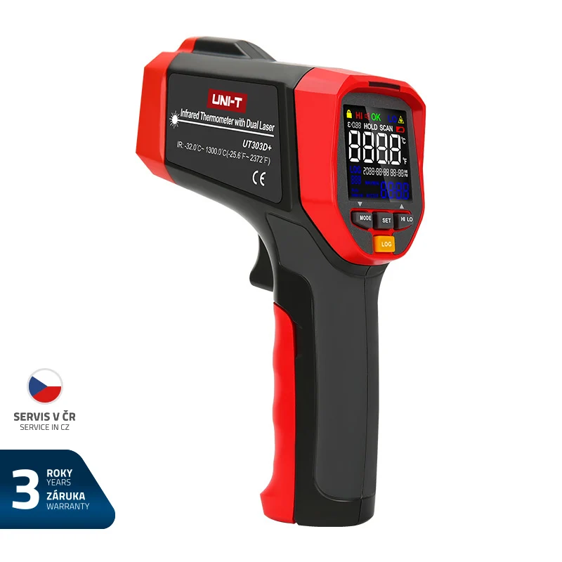 Teploměr bezkontaktní UNI-T UT303D+
