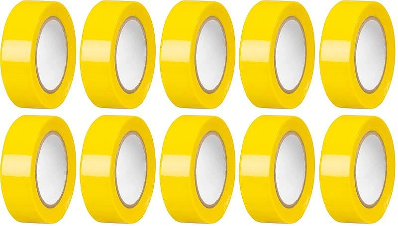 Páska izolační PVC 19mm/10m žlutá STREND PRO 2173184 10ks