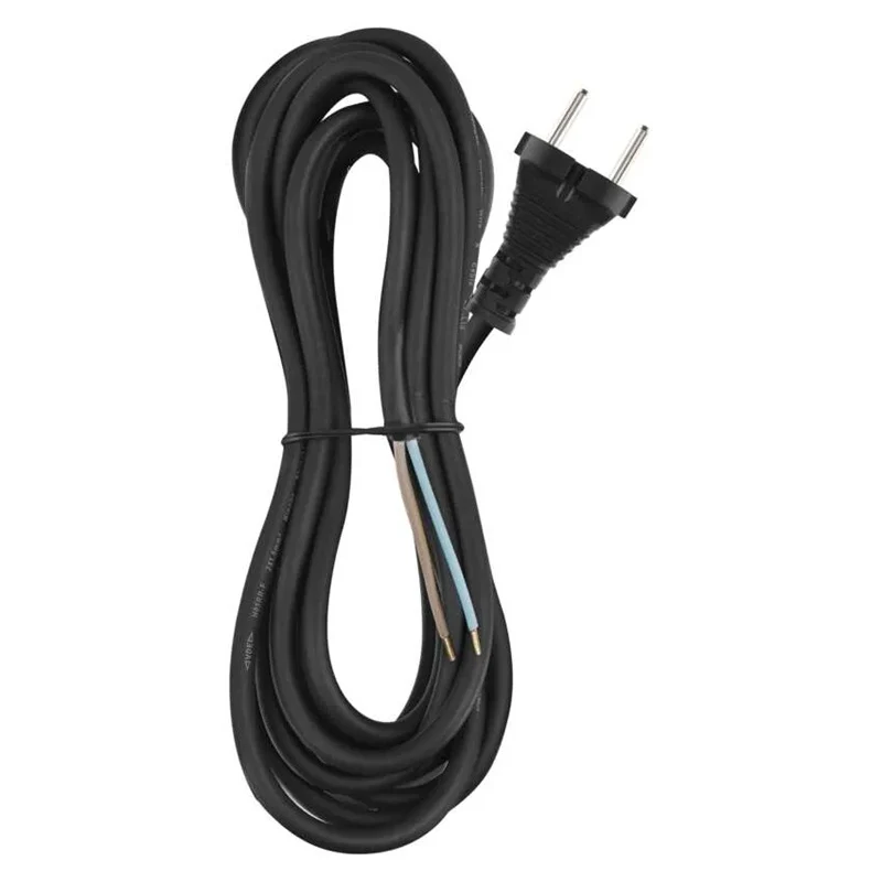 Flexo šňůra gumová 2x1,5mm2 5m černá EMOS S03350