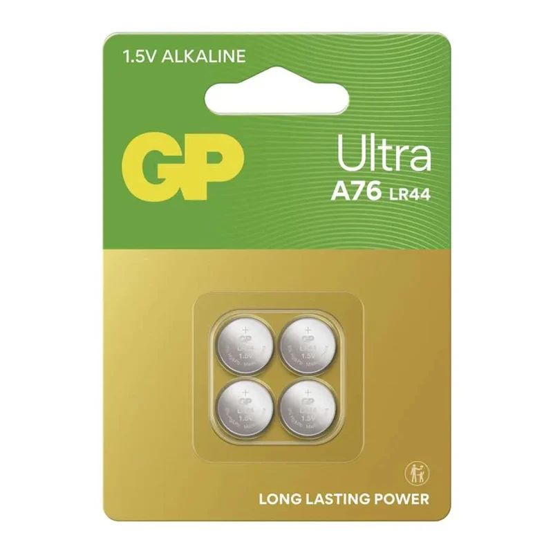 Baterie A76U (LR44) GP Ultra alkalická 4ks