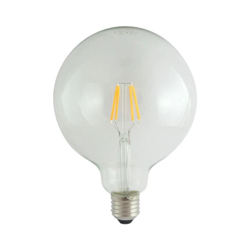 Žárovka Filament LED E27 4W G125 bílá teplá TRIXLINE P484
