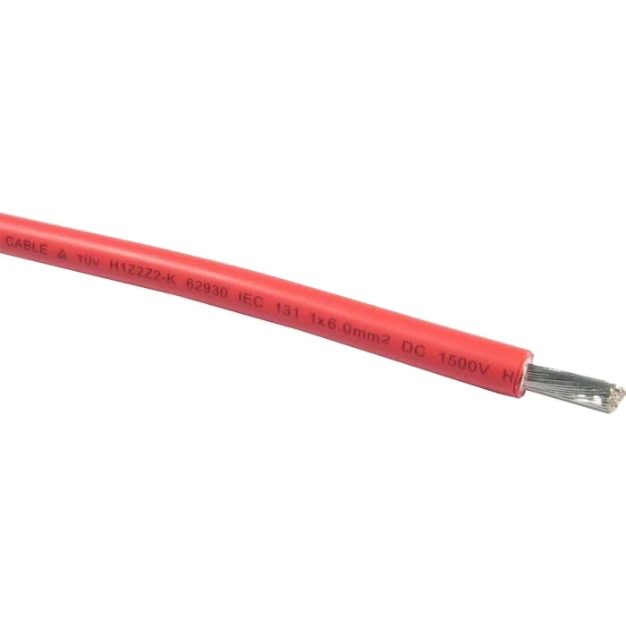 Solární kabel 6mm2, červený