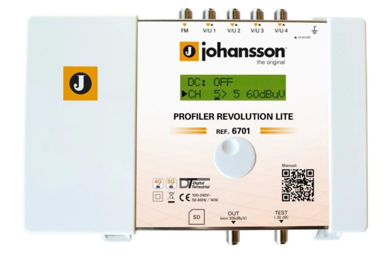 Anténní zesilovač programovatelný Johansson 6701 Profiler LITE