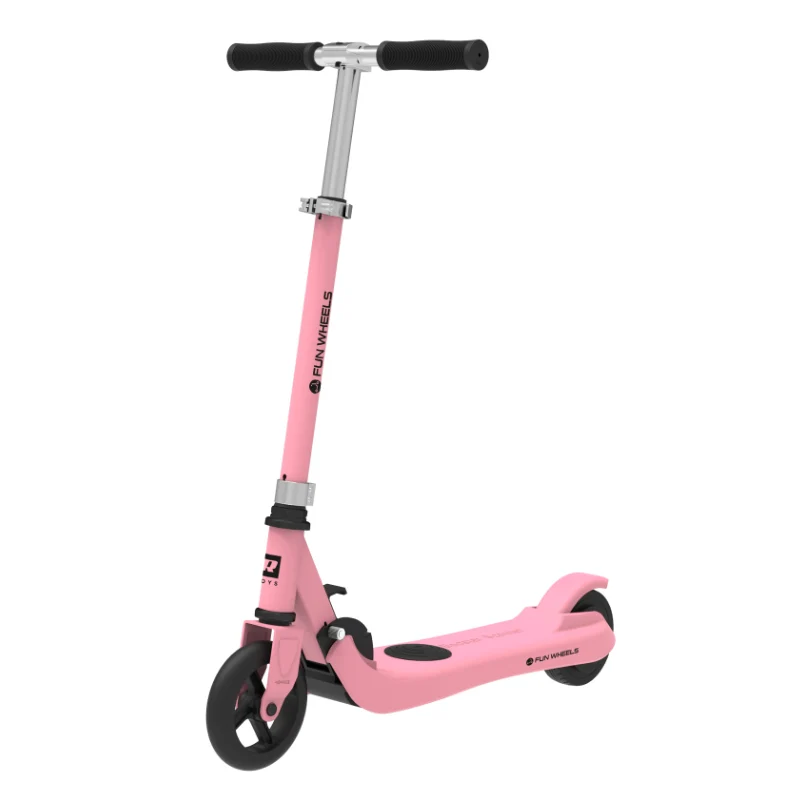 Koloběžka elektrická REBEL Fun Wheels Pink dětská