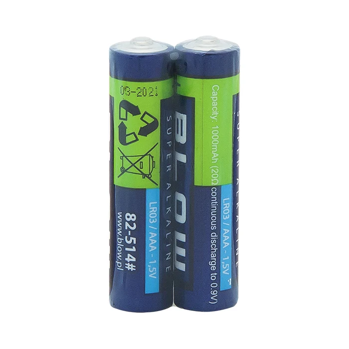 Baterie AAA (LR03) alkalická BLOW Super Alkaline 2ks / shrink